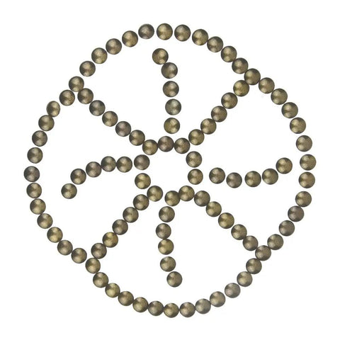 Top Shelf 100 Piece Set Of Antique Bronze Upholstery Nails And Decorative Furniture Tacks in decorative arrangement.