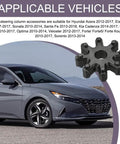 Top Tier Flexible Steering Coupler Cross Shaft Replacement With Rock Solid Fitment And Smooth Cruise Feel For Daily Drivers Road Ready Auto Shop Grade Parts 563152K000FFF next to a modern gray car.