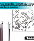 Heavy Duty Truck Air Brake Automatic Slack Adjuster Set with Fork End Release and technical diagram