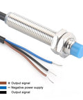 8mm Inductive Proximity Sensor LJ8A3-2-Z BY, DC 10-30V, 200mA, PNP NO Output, 2mm Detection Distance, wiring diagram visible