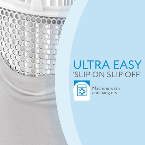 Three Pack Replacement Prefilters For Blueair Blue Pure 211 Plus Air Purifier Gray Fabric Washable Slip On Design detail image