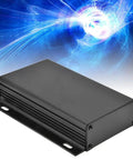 Durable Aluminum Electrical Enclosure Box For Circuit Boards, Split Enclosure With Heat Dissipation, Waterproof, Industrial Grade Protection, Easy Mounting, 25x84x110mm black case