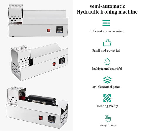 600W Neck Heat Shrink Sealing Machine For Wine Bottles, Digital Display, Manual Push Operate, Fast Spiral Heating Element, Heavy Duty Sleeve Shrinker Sealer For Wine And Beverage Labeling Applications, showing stainless steel body with digital control.