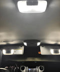Lit 6000K White LED Interior Light Kit With Install Tool For Toyota Tundra 2007 To 2021 18-Piece Car Cabin Lighting Upgrade illuminated