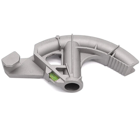 Fuzbalty 1 Inch Emc Conduit Bender Heavy Duty Aluminum Die Cast Pipe Bending Tool with Built-In Level and Serrated Step.
