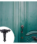 Three Pack T Shape Rustproof Iron Light Duty Shed Hinge For Doors And Gates Sturdy Do It All Strap Hinge With 8 Hole Mount