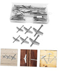 Heavy Duty Toggle Bolt Kit For Drywall And Wall Mounting Durable Steel Anchors Easy To Install And Remove Includes Versatile Expansion Screws For Hanging Cabinets Pictures Shelves And More For Diyers And Pros. steel drywall toggle bolts in plastic case
