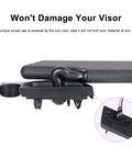 Heavy Duty Aluminum Sun Visor Repair Kit With Rugged Mounting Clips for Wrangler JK JKU 2018, Gladiator JT 2020-2023