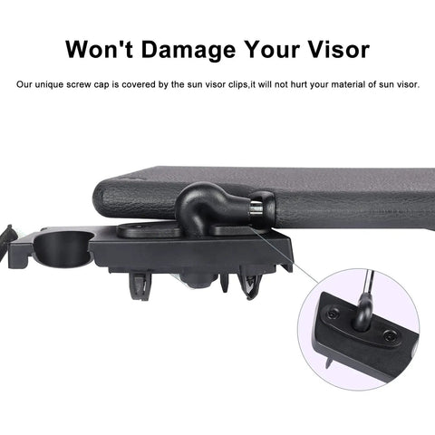 Heavy Duty Aluminum Sun Visor Repair Kit With Rugged Mounting Clips for Wrangler JK JKU 2018, Gladiator JT 2020-2023