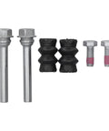 Premium Rear Brake Caliper Slider Pin Kit For T4 Vehicles. Get Smooth Stops With These Durable Guide Bolts And Bushings. Easy Install, Perfect Oem Fit To Fix Squeaky Brakes And Ensure Your Ride Rolls Like A Dream Today. metal pins, boots, bolts