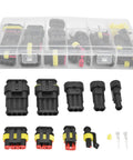 192 Piece Wire Connector Plug Kit With Silicone Plugs DIY Friendly Automotive Electrical Terminals Assortment
