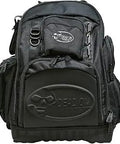 Gear Destroyer Tech Pack Black Built Tough Tool Backpack With 1680D Poly Skull Front Pocket Molded Handle Carabiner Anchors