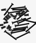Badass 30Pc PC Fan Screws Kit For Rock Solid Computer Cooling And Radiator Mounts Crafted From Rustproof Stainless Steel, black screws.
