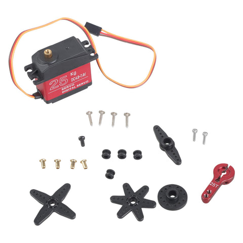 Heavy Duty Digital Servo With Solid Metal Gears Pushing A Sick 25kg Of Pure Torque To Crush Any Off Road Track On Rc Cars