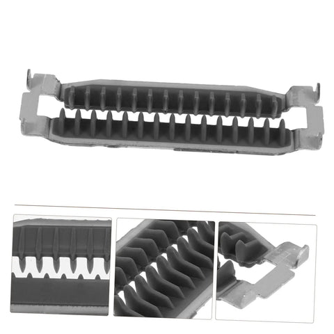 Automatic Tape Cutter Baffle Plate Replacement For Tape Dispensers Universal Compatibility Spare Part For Packaging And Shipping Tasks Easy Install Reduces Manual Adjustments And Downtime Craft And Shipping Tape Ready black plastic baffle plate, close-up