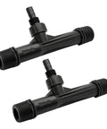 2 Pack 1 Inch Venturi Fertilizer Injector With Barbed Fittings For Irrigation Systems Garden And Hydroponics Mixer on white