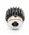 Heavy Duty 6 Piece 2M Module Straight Spur Rack And Gear Set 1000mm X 20mm Steel Precision Gear component for CNC applications.