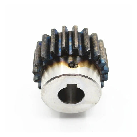 Heavy Duty 6 Piece 2M Module Straight Spur Rack And Gear Set 1000mm X 20mm Steel Precision Gear component for CNC applications.