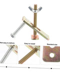 Heavy Duty CNC Router Clamps Kit Two Sets Engraving Machine Hold Down Clamps for CNC Workholding Rugged Steel Press Plates detail
