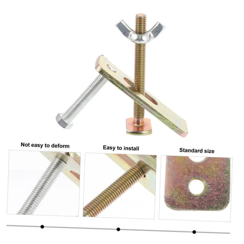 Heavy Duty CNC Router Clamps Kit Two Sets Engraving Machine Hold Down Clamps for CNC Workholding Rugged Steel Press Plates detail