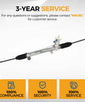 Rack And Pinion Assembly Direct Fit For Buick Century 1997 To 2005 Without Magnasteer LaCrosse 2005 To 2009 Regal