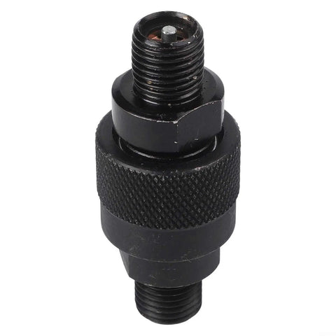 Rugged M14 Hydraulic Quick Connector With Carbon Steel Body Stops Leaks Boosts Workflow For Forestry And Industrial Machinery To 120C Temperatures Fast Swap black threaded fitting