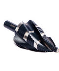 Heavy Duty Four Spiral Flute Step Drill Bit Set For Metalworking In M35 Cobalt High Speed Steel, Impact Ready by Panovos