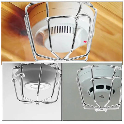 Fire Sprinkler Head Guard Protective Cover Cage Ceiling Impact Resistant Shield protects ceiling sprinkler head from damage.