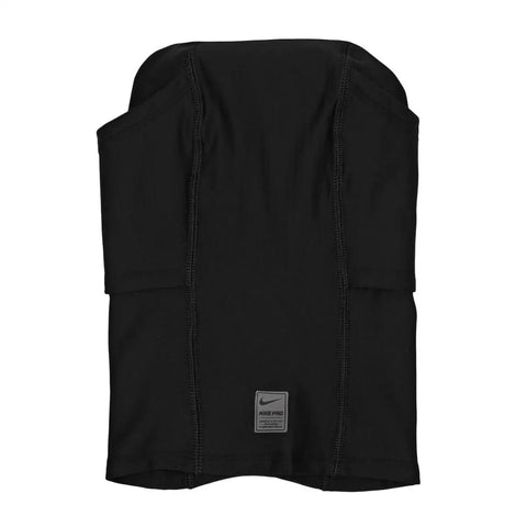 Front view of Hyperwarm Hood With ThermaFIT Thermal Technology That Keeps You Toasty In Cold Weather, black fleece-lined hoodie.