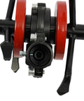 Close-up of All Purpose Cultivator Garden Tool Workhorse With 6 Claw Wheel 2 In 1 Weeder And Soil Aerator attachment