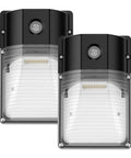 Beefy 30W LED Wall Pack Light With Dusk To Dawn Sensor, 3600 Lumens, 5000K Daylight, 120V Outdoor Porch Lights IP65 Waterproof, 2 Pack