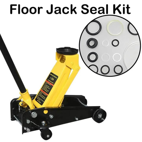 15 Piece 3 Ton Hydraulic Floor Jack Seal Kit With O Ring Seals Complete Fix Kit For SUVs Trucks And Automotive Jacks Universal Fit