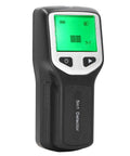 Duokon Stud Finder Wall Scanner 5 in 1 Detector with HD LCD Display showing front view and screen indicators.