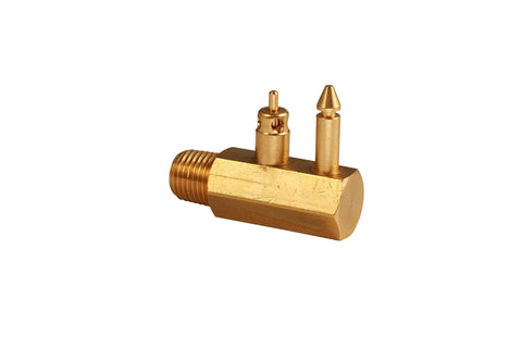 Brass Quick Connect Tank Fitting With Quarter Inch NPT Male Thread For Yamaha Marine Engines No Fuss Install Fuel Line Adapter