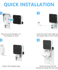 Quick installation guide for 256GB USB Flash Drive With Outlet Wall Mount For Sync Module 2, space-saving mount bracket.
