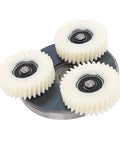 Electric Motor Gear Clutch Kit With 36T Planetary Nylon Gears And 88mm Clutch, showing 3 nylon gears with bearings