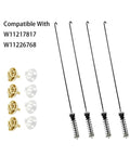 Built Like A Tank Washing Machine Suspension Rod Replacement Kit Handles W11217817 Specs with four suspension rods and brackets.