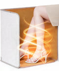 Quiet 195W Under Desk Foot Warmer With Heating Pad For Feet Energy Saving Electric Foot Warmer 5 Heat Levels in use