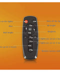 Remote control for Top Tier Outdoor Solar Flood Light For Yard And Patio Security IP67 Waterproof features adjustment buttons.