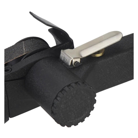 Close-up view of High Speed Pneumatic Belt Sander - 10 x 330mm Air Powered Roller Polisher features lever and control knob.