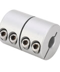 6mm To 16mm Rigid Shaft Coupling For Stepper Motors And 3D Printers, PA66 Rubber Damping Connector With Stainless Steel Housing