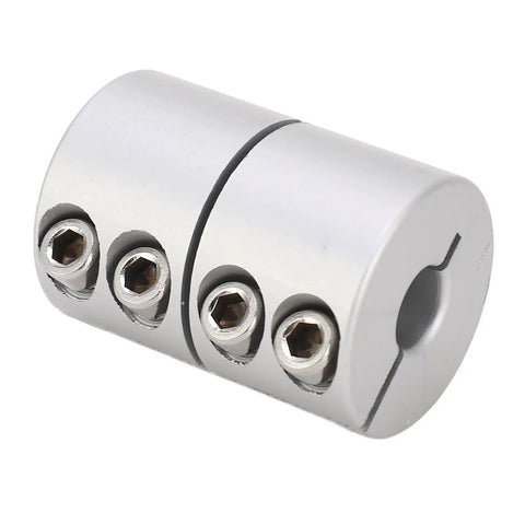 6mm To 16mm Rigid Shaft Coupling For Stepper Motors And 3D Printers, PA66 Rubber Damping Connector With Stainless Steel Housing