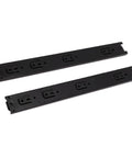 Full Extension 16 Inch Drawer Slides With Quiet Operation Heavy Duty Cabinet Rails Perfect For Dressers And Kitchen Cabinets Smooth Glide Durable Steel Hardware 2 Pack black steel pair