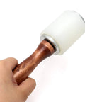 8 Inch Leather Carving Hammer For DIY Leathercraft Mallet With Nylon Head And Wood Handle Pro Grade For Stamping Tooling And Saddle Leather
