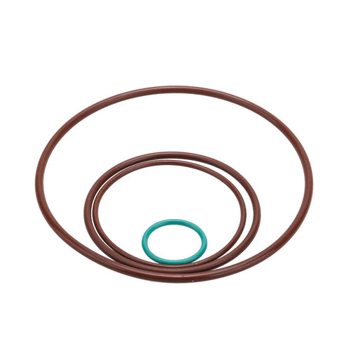 No Sweat Heavy Duty Vacuum Brake Pump Seal Rebuild Kit with fluororubber O rings, brown and green sizes for Audi VW.