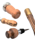 Woodturned handles for Handle Anything Chuck System for Woodturning Projects Kit With Collet Chuck Base PKHA01.
