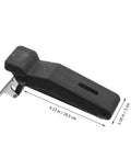 Six Piece Flexible Draw Latch Kit With Rubber Lock Latches For Cabinets Tool Boxes And Mechanical Equipment, reduces vibration.