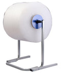 Rock Solid Vertical Bubble Wrap Roll Dispenser Heavy Duty Film Packing Station Foldable Cushioning Wrap Holder with full roll