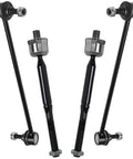All In One Front End Replacement Kit For 2014 2018 Mazda 3 Sport Featuring Front Wheel Bearings Hubs Tie Rods Lower Ball Joints And Sway Bar End Links 10 Piece Set sway bar links and tie rods