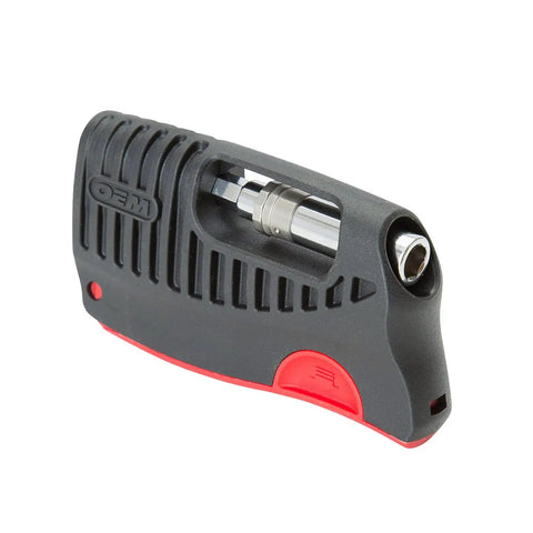 Compact 11 Piece Drill And Driver Bit Set With 1/4 Inch Drive Includes 10 Mini Bits Space Saving Case Converts To Handy Screwdriver